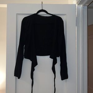 Black Wrap Top